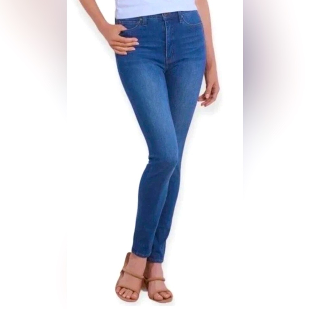 Soft Surroundings The Ultimate High Rise Skinny Ankle Jeans, Size 10